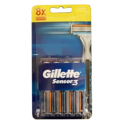 Gillette Sensor 3 náhradní žiletky 8 ks