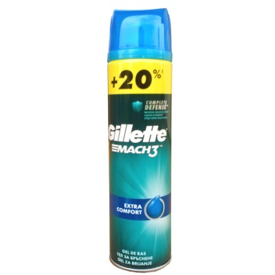 Gillette Mach3 Extra Comfort gel na holení 240 ml