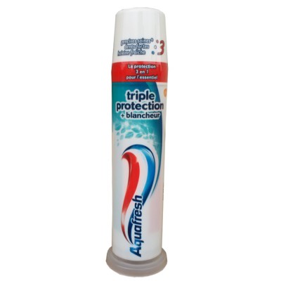 Aquafresh Triple protection + blancheur zubní pasta v pumpičce 100 ml