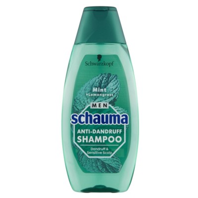 Schauma Men šampon proti lupům Máta a citronová tráva 400 ml