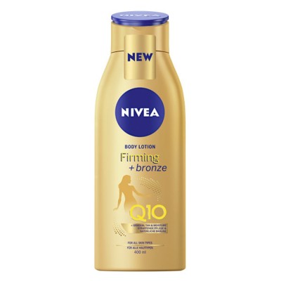 Nivea Q10 Plus Firming + Bronze tělové mléko 400 ml