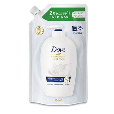 Dove Deeply Nourishing tekuté mýdlo náhradní náplň 500 ml