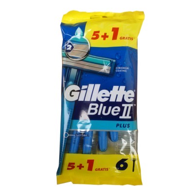 Gillette Blue 2 plus 6 ks jednorázová holítka