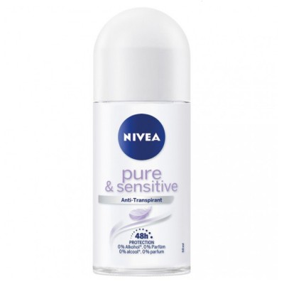 Nivea Pure & Sensitive roll-on kuličkový anti-perspirant 50 ml