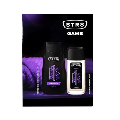 STR8 Game deodorant sklo 85 ml + sprchový gel 250 ml