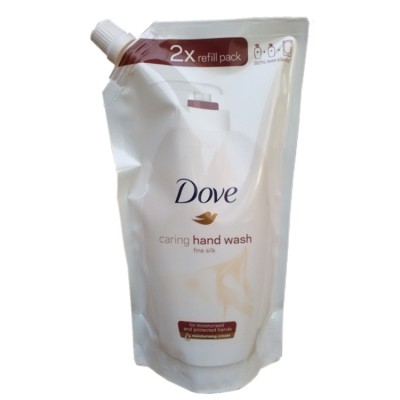 Dove Fine Silk náhradní tekuté mýdlo 500 ml