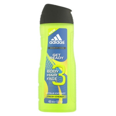 Adidas Get Ready! Sprchový gel 3v1 pro muže 400 ml