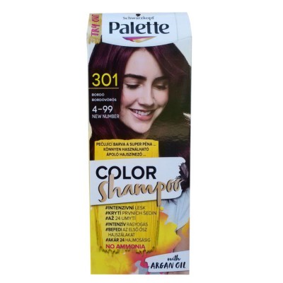 Palette Color Shampoo 301/4-99 bordó