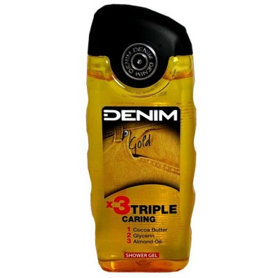 Denim Gold Triple Caring sprchový gel 250 ml