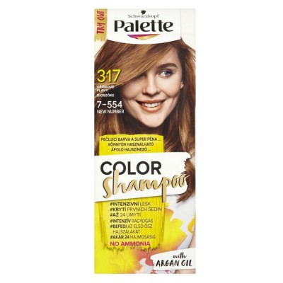 Palette Color Shampoo 317 Oříškově plavý 7-554