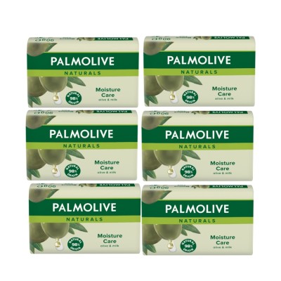 Palmolive Naturals Moisture Care toaletní mýdlo Olive 6 x 90 g