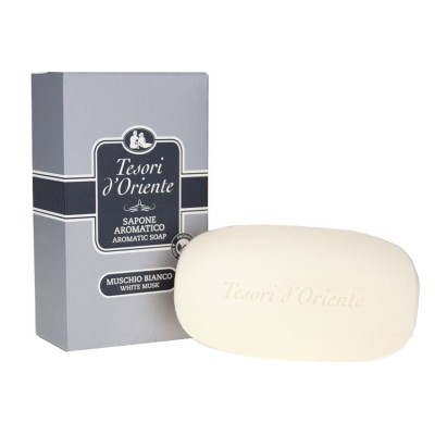 Tesori d’Oriente Muschio Bianco White Musk aromatické mýdlo 125 g