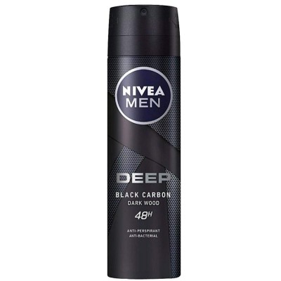 Nivea Men Deep Black Carbon Darkwood Anti-perspirant 150 ml