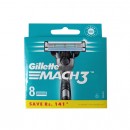 Gillette Mach 3 náhradní hlavice 8 ks