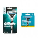 Gillette Mach 3 Strojek na holení + 12 náhradních břitů